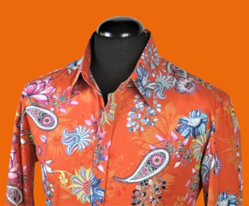 Paisleys&Flowers orange – Bild 2