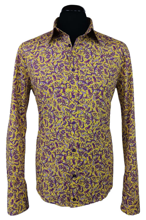 Paisleys purple-yellow – Bild 4